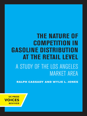 cover image of The Nature of Competition in Gasoline Distribution at the Retail Level